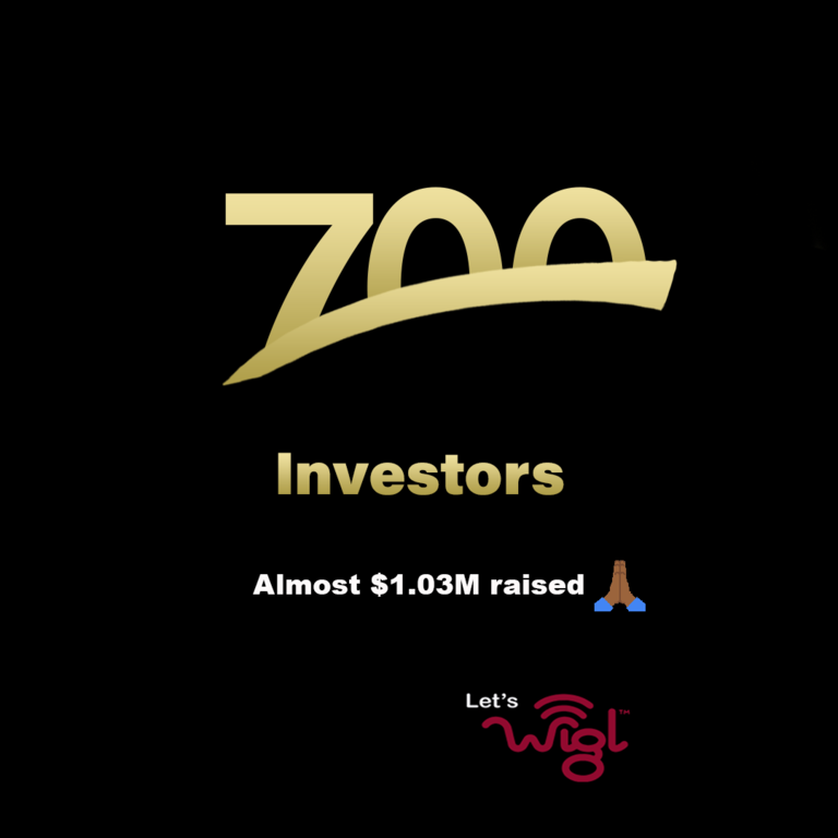 Over 700 Investors 🙏🏽